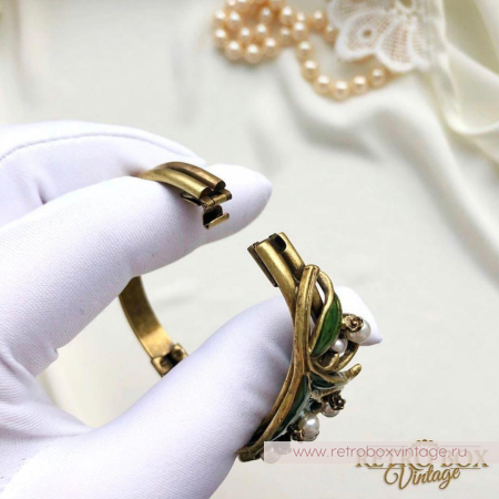 SWEET ROMANCE Браслет-каф «Жемчужные ландыши» (архив)