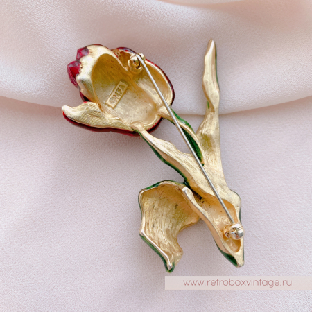 MFA Брошь «Красный тюльпан»