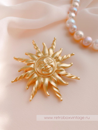 ANNE KLEIN Брошь «Солнышко»