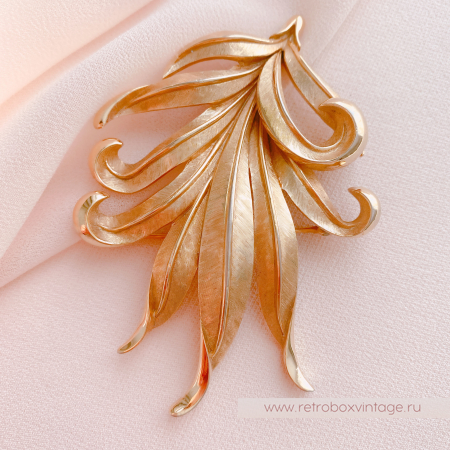 TRIFARI Брошь «Перо мифического феникса»