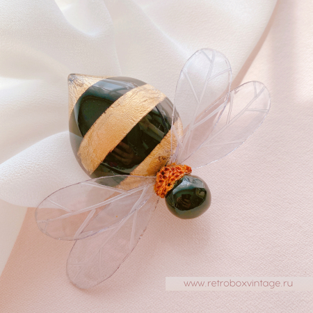 CILEA PARIS Брошь "Золотой шмель: большой» /  Коллекция "Пчелы"