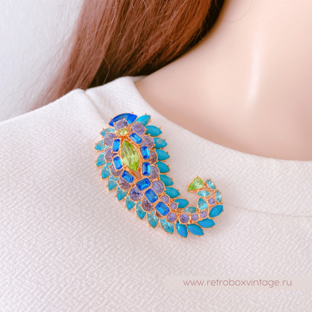 JOAN RIVERS Брошь "Пейсли Шахерезады"