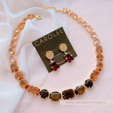 CAROLEE Ожерелье «Кристальная амбра»