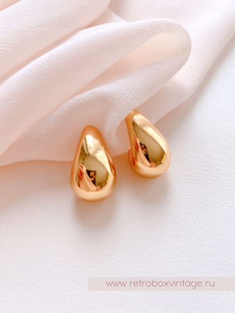TALBOTS Серьги "Золотые капли"