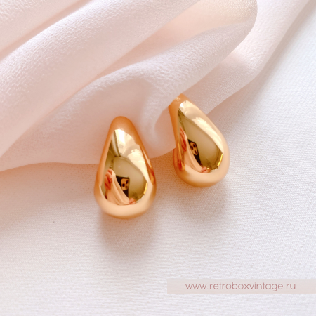 TALBOTS Серьги "Золотые капли"