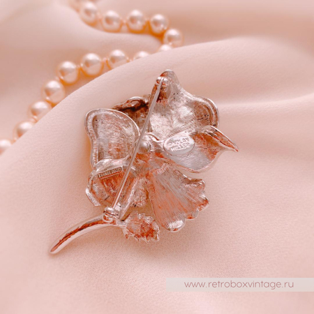 NOLAN MILLER Брошь «Кристальная роза»