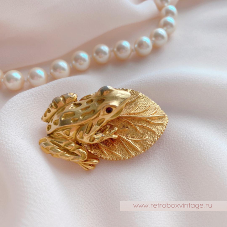 FLORENZA Брошь «Царевна-лягушка»