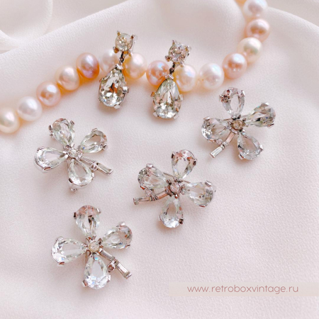 TRIFARI Парные броши и клипсы «Сказочный клевер» (1948 год)