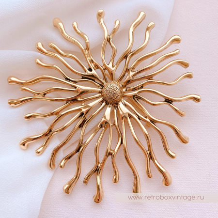 UVELINA Брошь "Цветок Солнца"