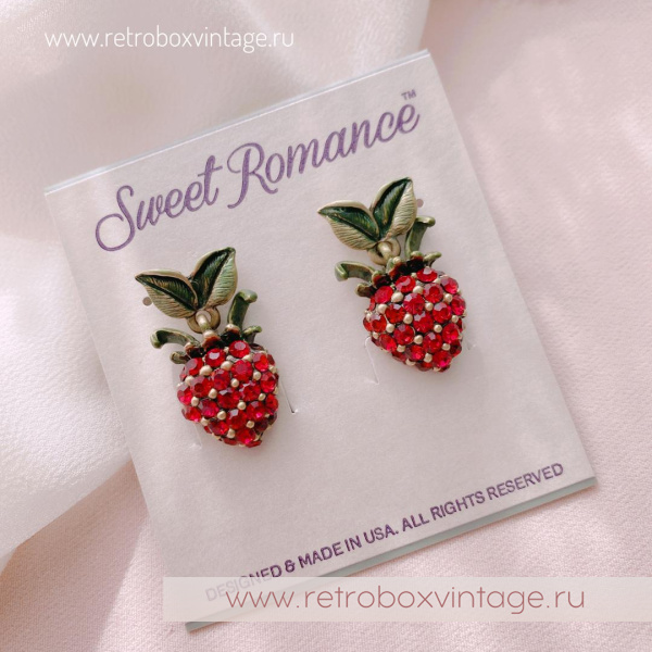 SWEET ROMANCE Серьги «Спелая земляника» SWEET ROMANCE Серьги «Спелая земляника»