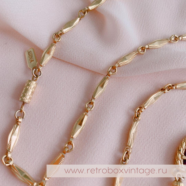 1928 JEWELRY Цепочка с безелями «Желание»