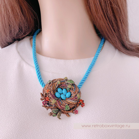 HEIDI DAUS Текстильное ожерелье шнур-корд «Элегантные чувства»