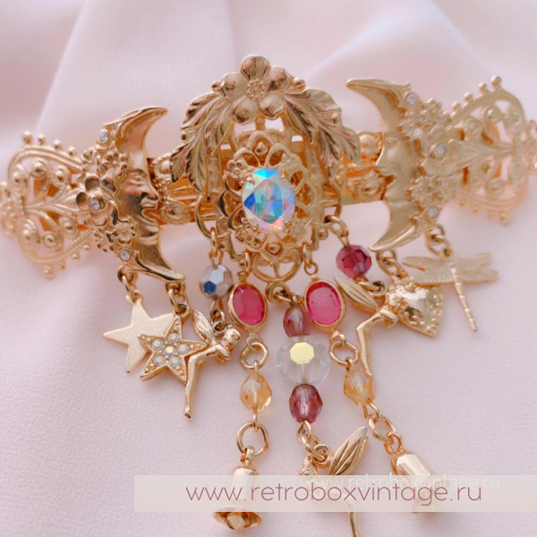 KIRKS FOLLY Заколка-автомат для волос «Сказка двух лун»