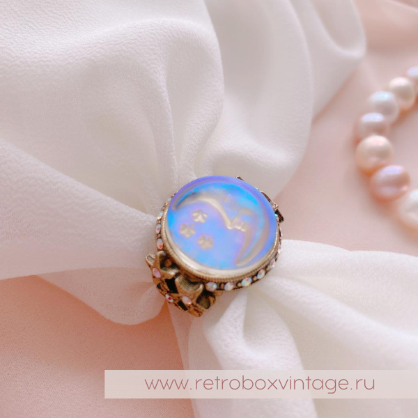 SWEET ROMANCE Кольцо «Лунная соната: бронза»