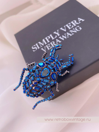 VERA WANG Брошь «Жук»