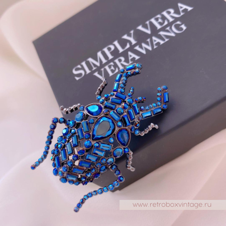 VERA WANG Брошь «Жук»
