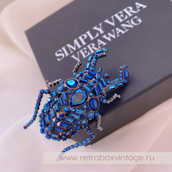 VERA WANG Брошь «Жук»