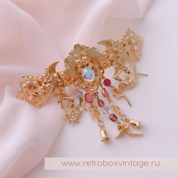 KIRKS FOLLY Заколка-автомат для волос «Сказка двух лун»