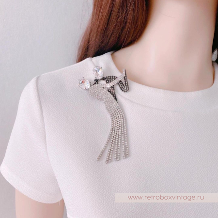 BUTLER AND WILSON Брошь «Танцоры танго»