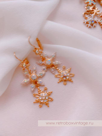 KIRKS FOLLY Брошь и серьги «Метелица»
