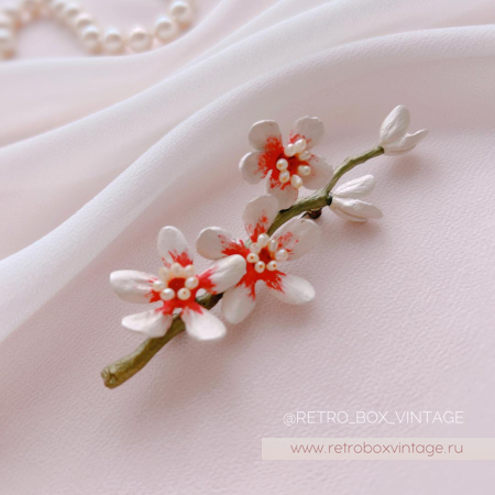 MICHAEL MICHAUD Брошь «Цветущий миндаль Ван Гога»