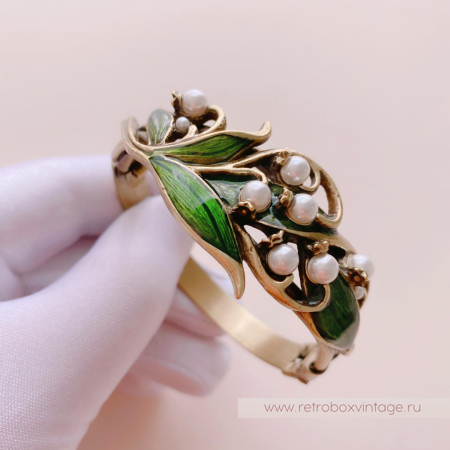 SWEET ROMANCE Браслет-каф «Жемчужные ландыши» (архив)