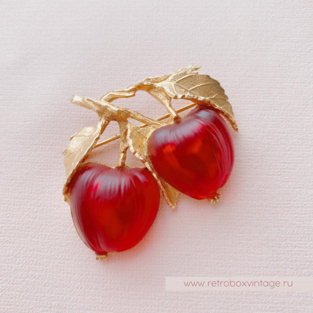 NAPIER Брошь «Райские яблочки»