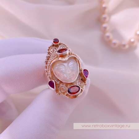 SAJEN Кольцо «Перламутровая богиня» стерлинг 925