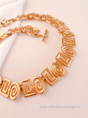 ANNE KLEIN Ожерелье "Золотые арабески"