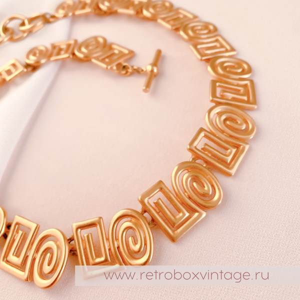 ANNE KLEIN Ожерелье "Золотые арабески"