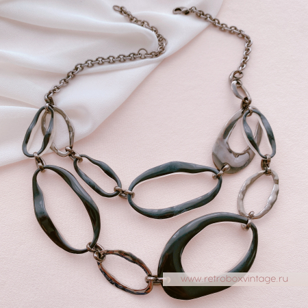 ALEXIS BITTAR Колье «Совершенство форм» двурядное