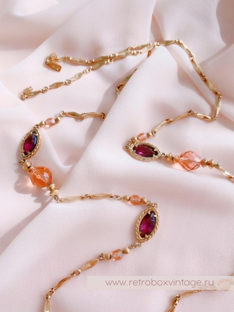 1928 JEWELRY Цепочка с безелями «Желание»