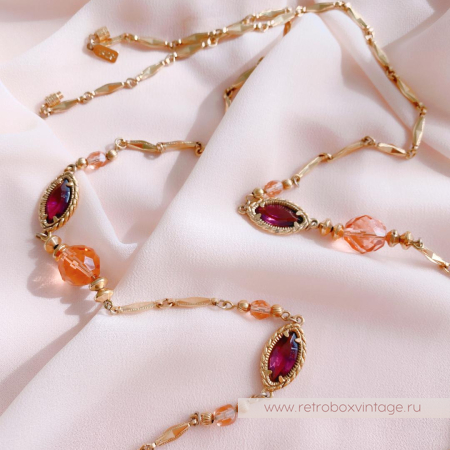 1928 JEWELRY Цепочка с безелями «Желание»