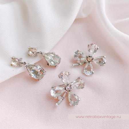 TRIFARI Парные броши и клипсы «Сказочный клевер» (1948 год)