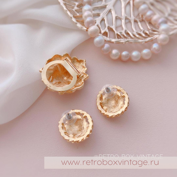 ANNE KLEIN Серьги-гвоздики "Золотые львы: круглые со жгутиками" ANNE KLEIN Серьги-гвоздики "Золотые львы: круглые со жгутиками"