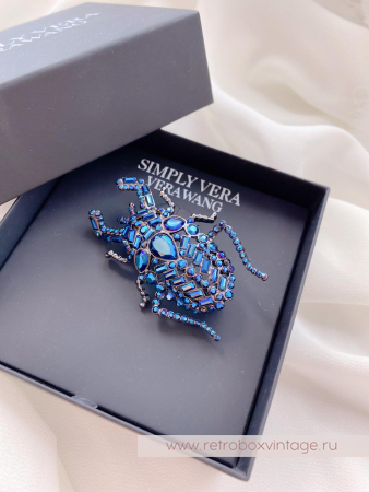 VERA WANG Брошь «Жук»