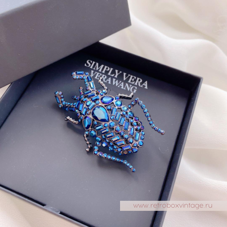 VERA WANG Брошь «Жук»