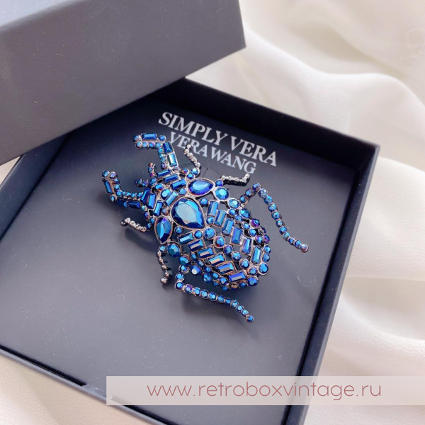 VERA WANG Брошь «Жук»