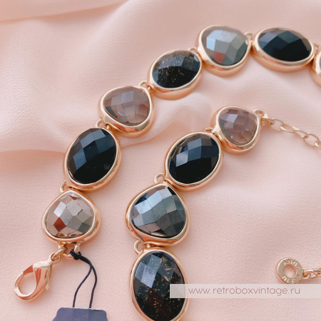 ANNE KLEIN Ожерелье «Морские камушки: сила ночи»