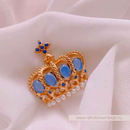 Брошь «Корона голубых кровей» NO NAME 