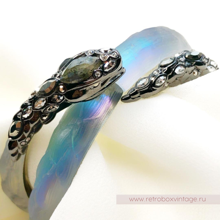 ALEXIS BITTAR Браслет "Магическая имперская змея" Коллекция IMPERIAL NOIR