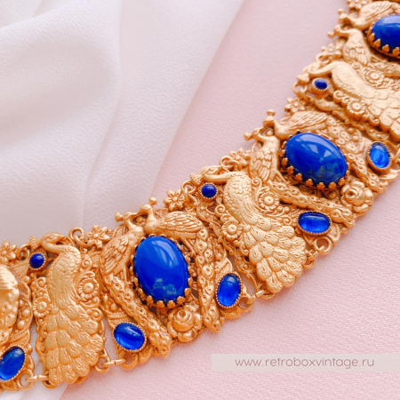 ASKEW LONDON Браслет «Синие павлины»