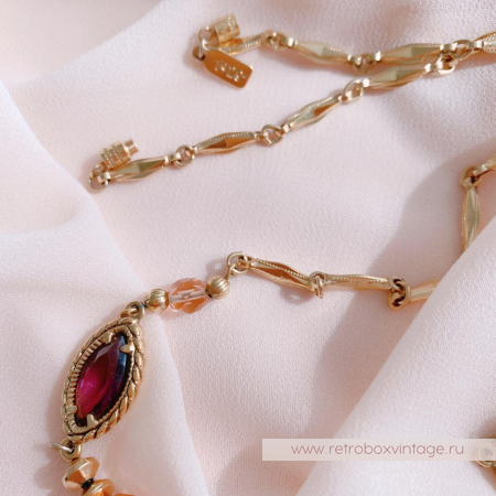 1928 JEWELRY Цепочка с безелями «Желание»