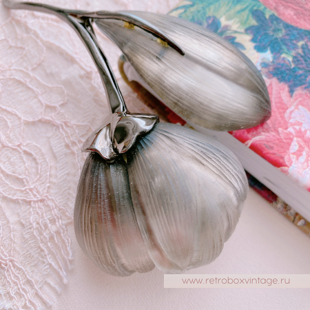 ALEXIS BITTAR Брошь "Пепельный тюльпан" Эксклюзив