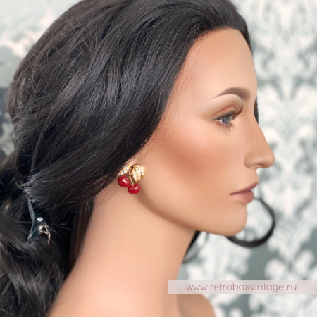 JOAN RIVERS Комплект «Спелая вишня» колье и серьги