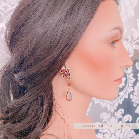 SWEET ROMANCE Серьги «Джульетта: аметист»