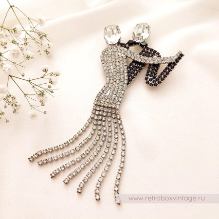 BUTLER AND WILSON Брошь «Танцоры танго»