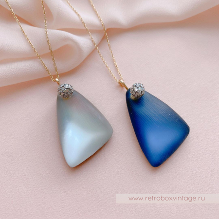 ALEXIS BITTAR Кулон на цепочке «Осколки серебристого метеорита»