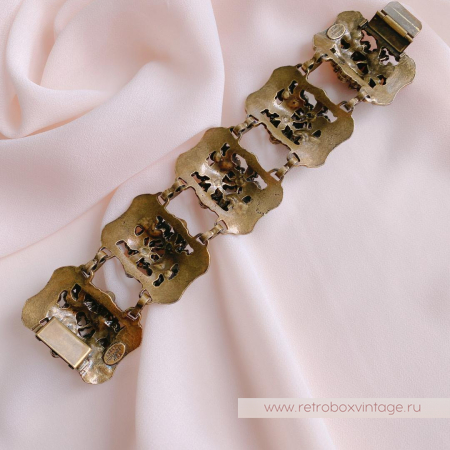 SWEET ROMANCE Браслет «Вечная любовь: гранатовое стекло»