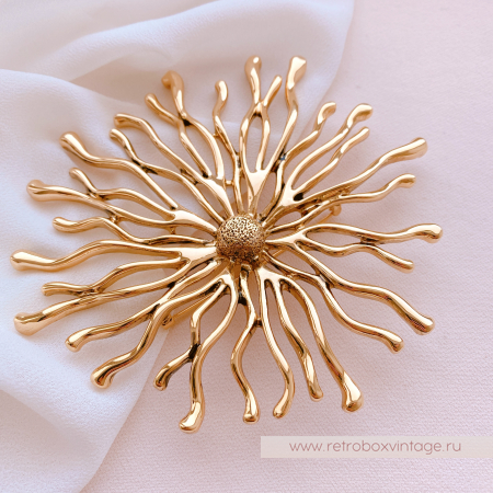 UVELINA Брошь "Цветок Солнца"
